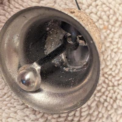 Vintage Christmas ornament Bells, metal-see all photos.