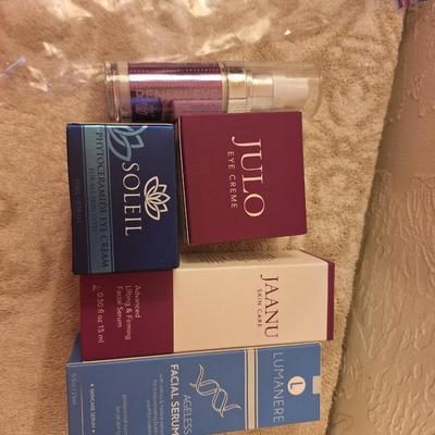 Skincare products, all sealed- Eye cream, anti aging serums and more