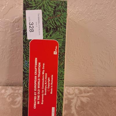 Vintage glass Christmas Tree topper in original box