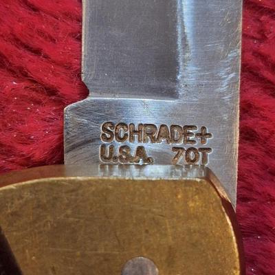 Vintage Scrade folding knife