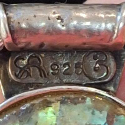 Sterling silver necklace and pendant