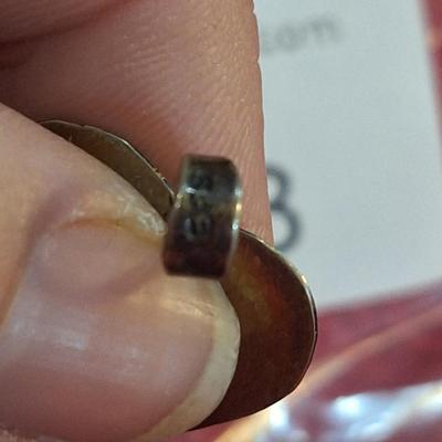 heart shaped pendant marked 925