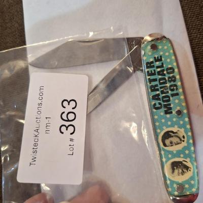 1980 Carter Mondale Re-election pocket knife