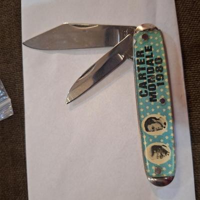 1980 Carter Mondale Re-election pocket knife