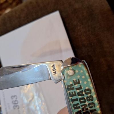 1980 Carter Mondale Re-election pocket knife