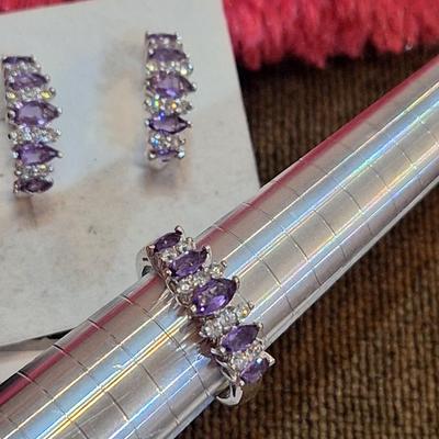 Ring and earring set - ring size 7