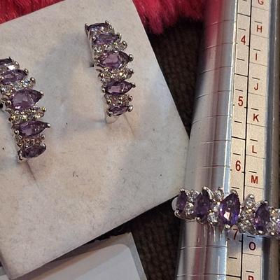 Ring and earring set - ring size 7