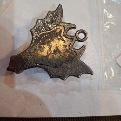 pewter dragon head pendant