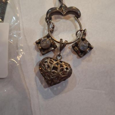charm pendant heart shaped charm looks like vintage Brighton