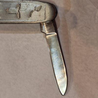 vintage Masonic 2 blade knife