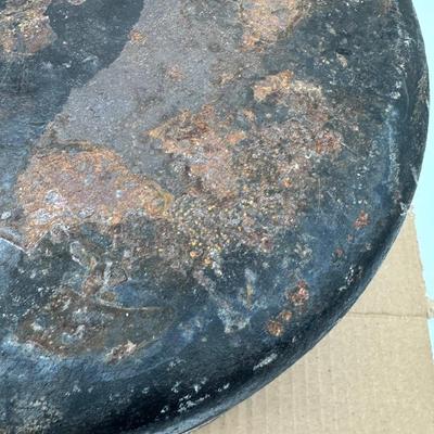 Antique Cast Iron Dutch Oven w/ Lid & Bail Handle – Camp Cooking Pot