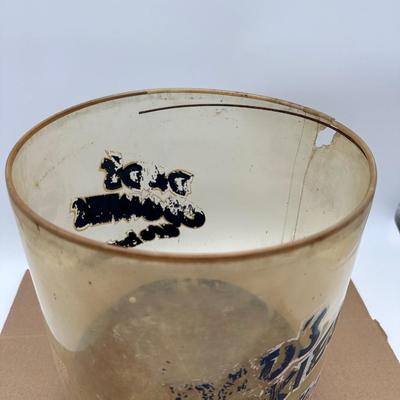 Vintage Dad’s Cookies Plastic Store Display Jar – Metal Lid – New Orleans