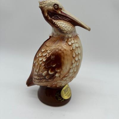 Vintage Bob White Pelican Whiskey Decanter – Kentucky Straight Bourbon (Empty)