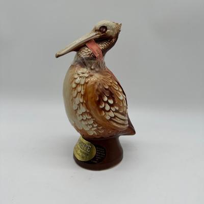 Vintage Bob White Pelican Whiskey Decanter – Kentucky Straight Bourbon (Empty)