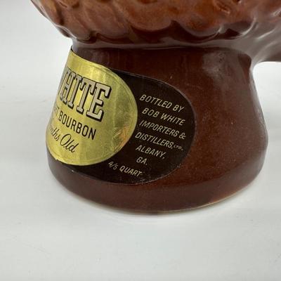 Vintage Bob White Pelican Whiskey Decanter – Kentucky Straight Bourbon (Empty)
