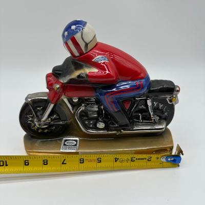 Vintage Ezra Brooks 150 Motorcycle Whiskey Decanter (empty)