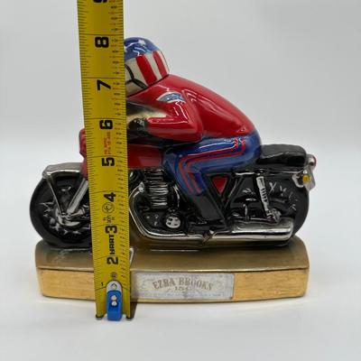Vintage Ezra Brooks 150 Motorcycle Whiskey Decanter (empty)
