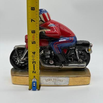 Vintage Ezra Brooks 150 Motorcycle Whiskey Decanter (empty)