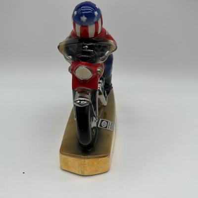 Vintage Ezra Brooks 150 Motorcycle Whiskey Decanter (empty)