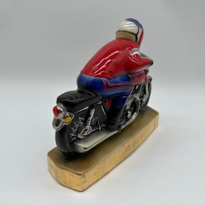 Vintage Ezra Brooks 150 Motorcycle Whiskey Decanter (empty)