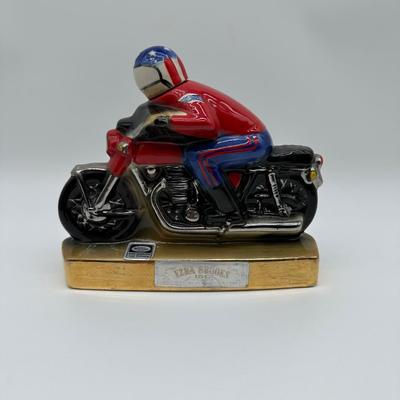 Vintage Ezra Brooks 150 Motorcycle Whiskey Decanter (empty)