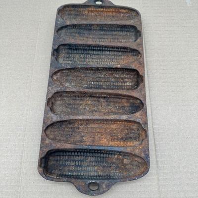 Antique Wagner Ware Cast Iron Corn Stick Pan – Sidney O – Pat’d July 6, 1920