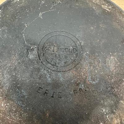 Vintage Griswold Cast Iron Skillet – Small Block Logo – Erie PA – c. 1940s