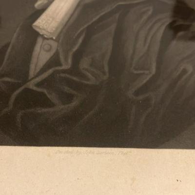 Antique Set of 3 Framed John Sartain Steel/Mezzotint Engravings