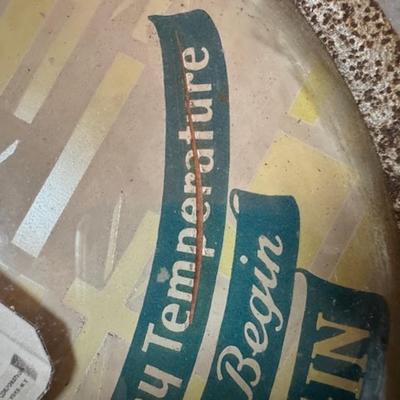 VINTAGE GILBEY'S GIN ADVERTISING THERMOMETER