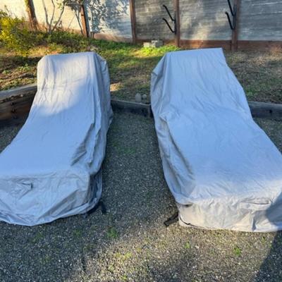 2 CHAISE LOUNGES BY WEST ELM