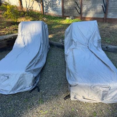 2 CHAISE LOUNGES BY WEST ELM