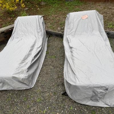 2 CHAISE LOUNGES BY WEST ELM