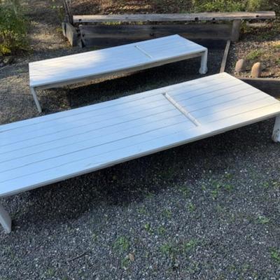 2 CHAISE LOUNGES BY WEST ELM