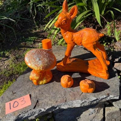 ORANGE OUTDOOR DECOR