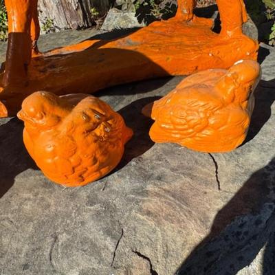 ORANGE OUTDOOR DECOR