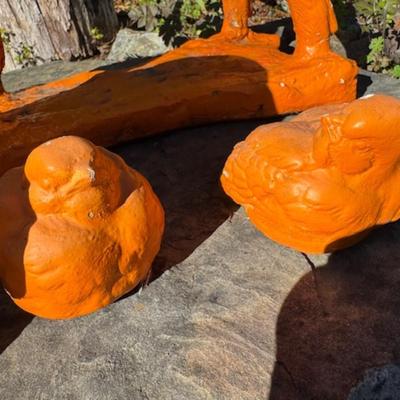 ORANGE OUTDOOR DECOR