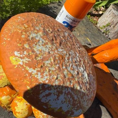 ORANGE OUTDOOR DECOR