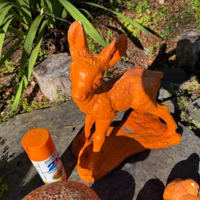 ORANGE OUTDOOR DECOR