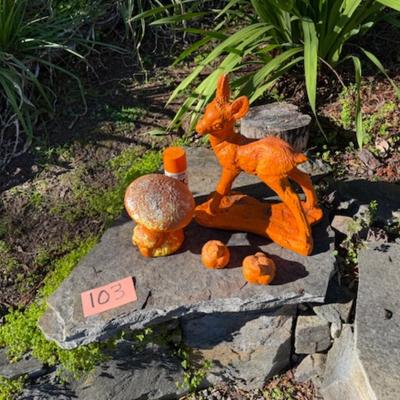 ORANGE OUTDOOR DECOR