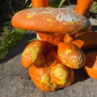 ORANGE OUTDOOR DECOR