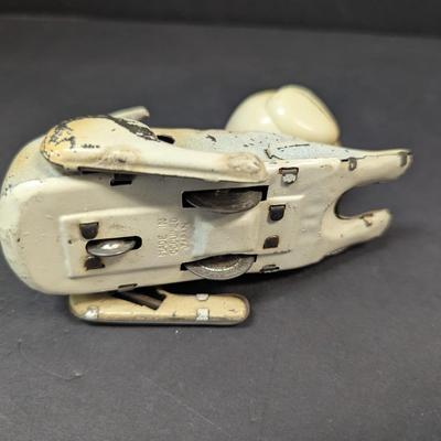 1960's Occupied Japan Tin & Celluloid Wind Up Fido - No Key