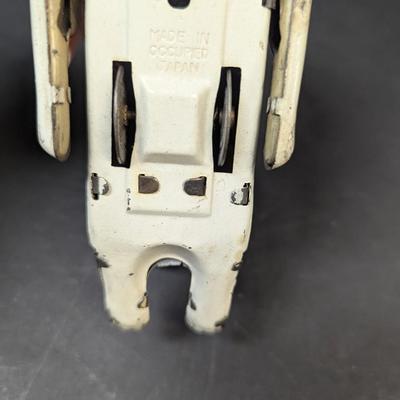 1960's Occupied Japan Tin & Celluloid Wind Up Fido - No Key