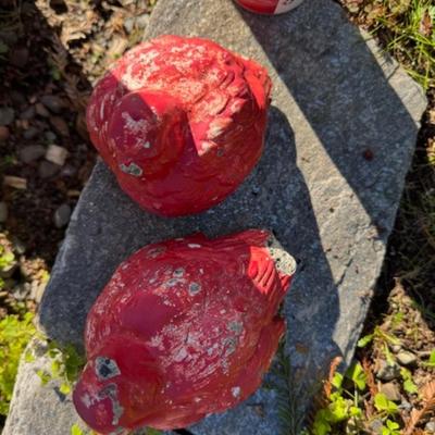 OUTDOOR YARD DECOR RED!
