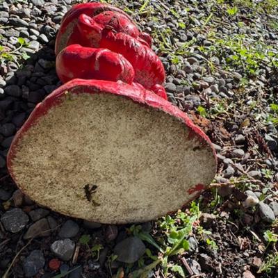OUTDOOR YARD DECOR RED!