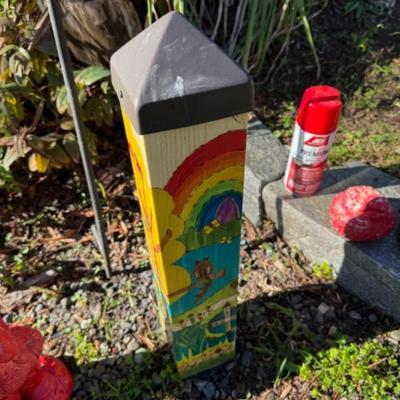 OUTDOOR YARD DECOR RED!