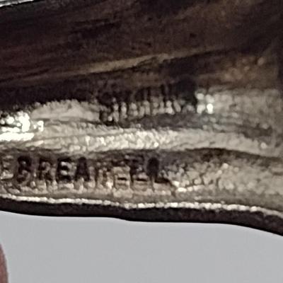 Vintage J.H. Breakell Sterling Silver Broccoli Design Brooch- Approx Total Weight 13.43 Grams (#26)