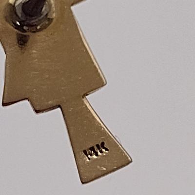 14 Karat Yellow Gold Jewelry- Broken/Incomplete- Approx Total Weight 5.13 Grams (#27)