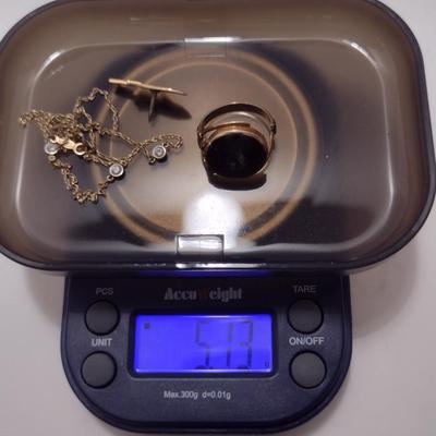 14 Karat Yellow Gold Jewelry- Broken/Incomplete- Approx Total Weight 5.13 Grams (#27)