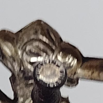 Sterling Silver Seahorse Design Screw Back Earrings- Approx Total Weight 3.71 Grams (#28)