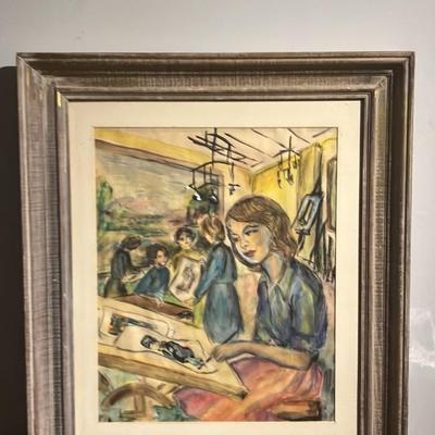 Original Watercolor Painting by Nadine Karnow (1942-2009)